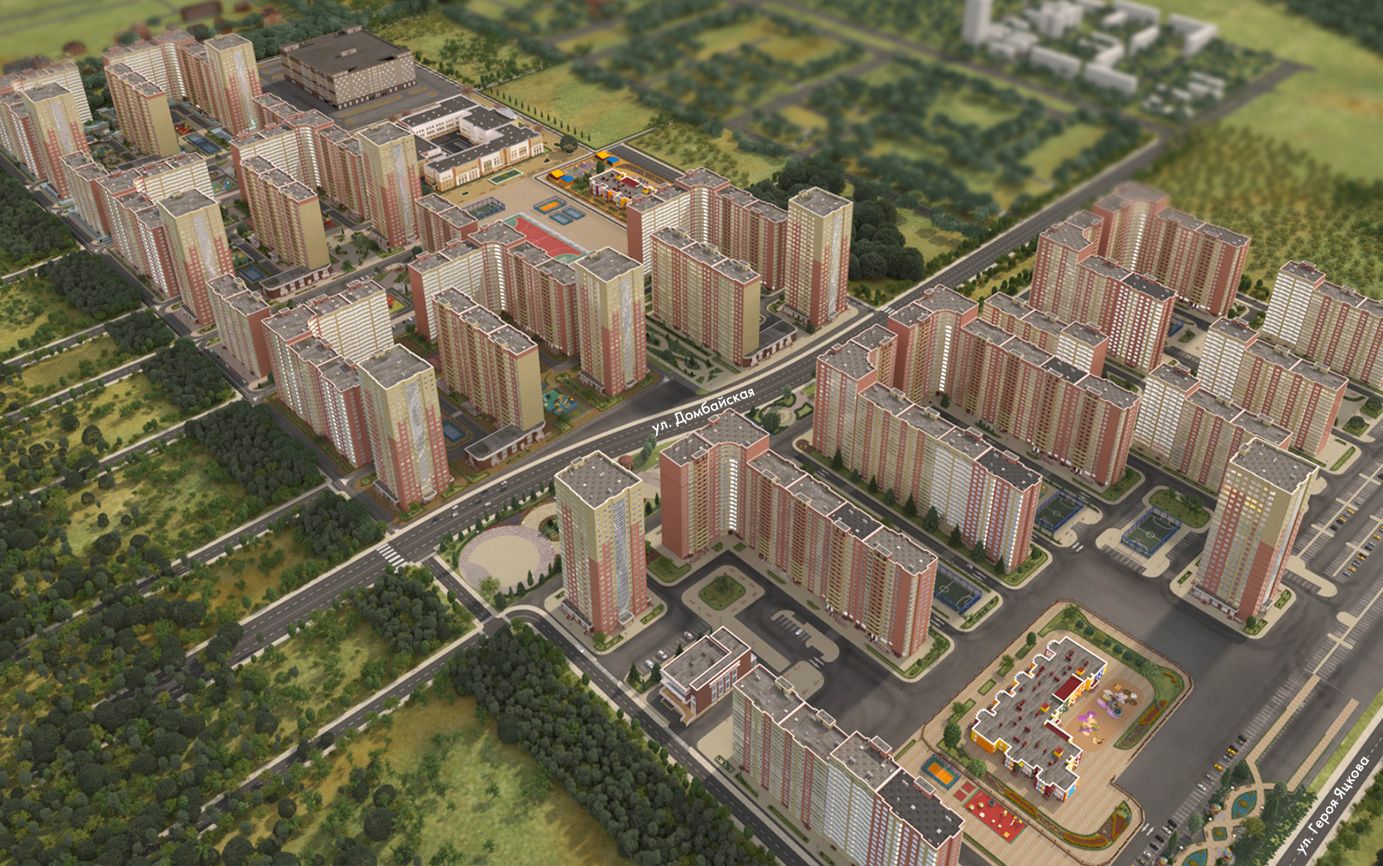 План ЖК Губернский в Краснодаре